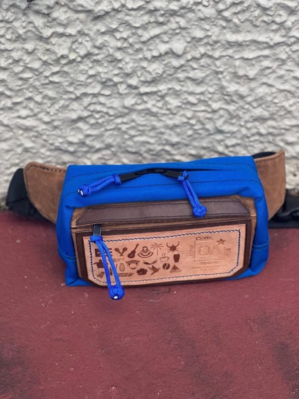 fanny pack blue